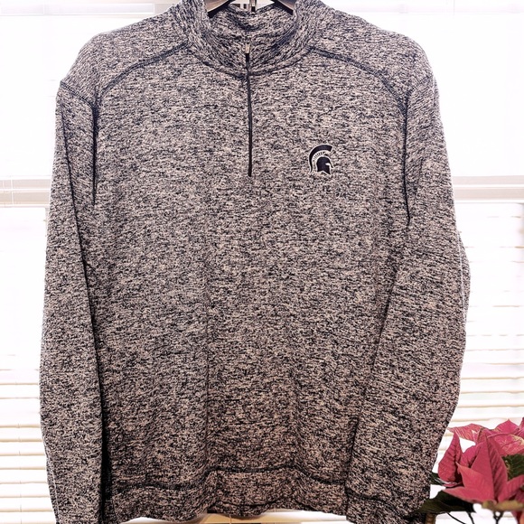 NWOT. Michigan State 1/4 zip pullover - Picture 1 of 4